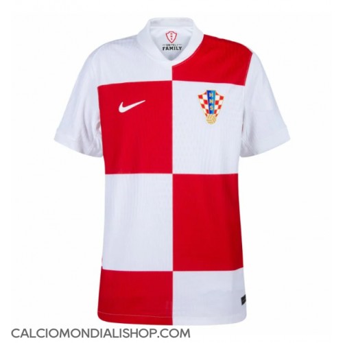 Maglie da calcio Croazia Prima Maglia Europei 2024 Manica Corta